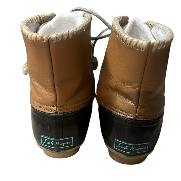 Jack Roger’s Chloe duck rain boots brown and gold - Picture 6 of 10